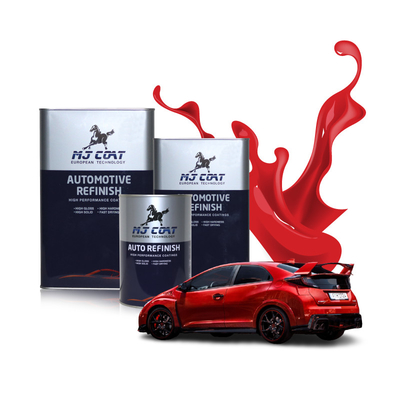 Padrão superior automotivo queimado acrílico da pintura do revestimento da pérola preta alaranjada seco