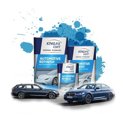 Pintura automotiva prata dourada 1K