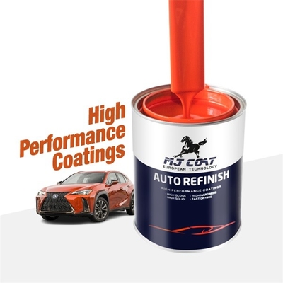 Tinta de repintura automática de cor sólida 1K tinta de repintura de carro de alta aderência