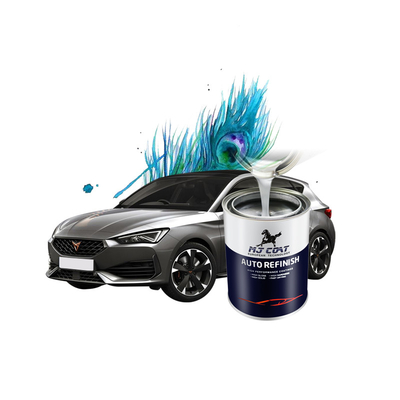Pintura de revestimento de base para automóveis de poliuretano acrílico para alta cobertura em tamanho de recipiente de 1L e 4L