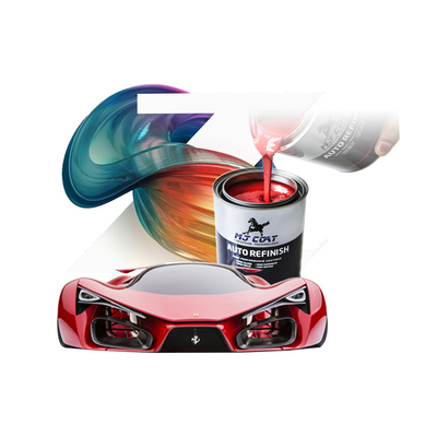 Ambiente seco Pintura de revestimento de base automotiva 2 a 3 revestimentos com resistência UV