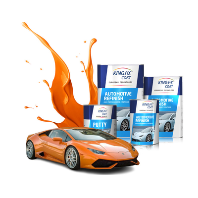 Proteção dupla Pintura de revestimento automático transparente fornece acabamento brilhante com 2-3 camadas necessárias