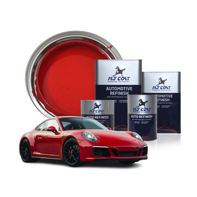 Pintura de camada superior de automóveis branca brilhante Formulação à base de água cobre 400-500 pés quadrados por galão