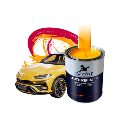 Com brilho resistente a UV Linhas de pintura de base para automóveis Finish Mais de 3000 escolhas de cores