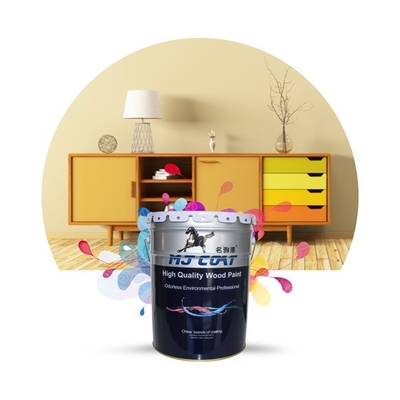 Tinta para madeira PU 2K de alto teor de sólidos