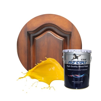 Tinta de madeira PU transparente de alto brilho resistente a UV com boa aderência