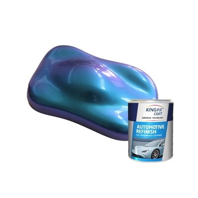 Tinta automotiva camaleão acrílica 1K Camaleão boa cobertura tinta para carro azul camaleão