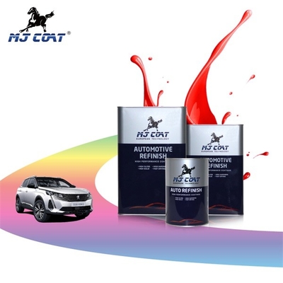 Revestimento superior automático multicolorido 2K preto para carro 1L*12 4L*4 4L*6