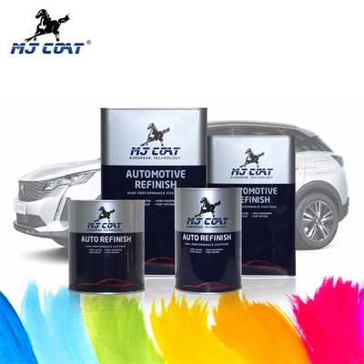 Revestimento superior automático multicolorido 2K preto para carro 1L*12 4L*4 4L*6