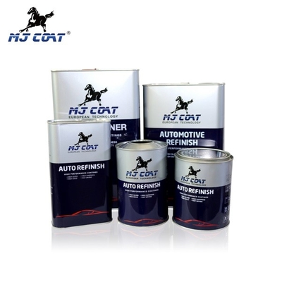 Revestimento superior automático multicolorido 2K preto para carro 1L*12 4L*4 4L*6