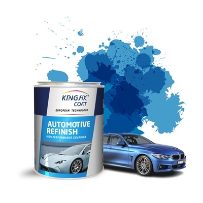 Tinta de base de cor sólida Tinta automotiva Um componente Azul esverdeado Tinta automotiva