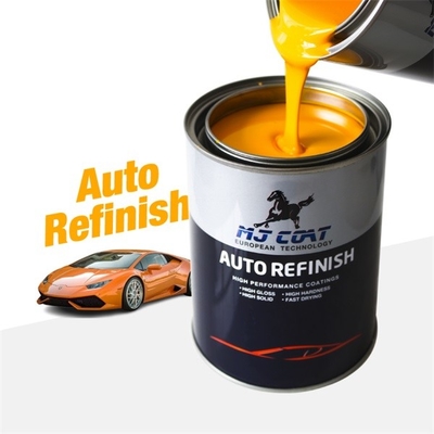 Tinta de repintura automática de cor sólida 1K tinta de repintura de carro de alta aderência
