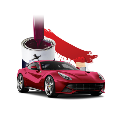O revestimento baixo automotivo vermelho pinta resistente para moldar e crescimento do oídio