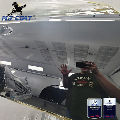 Tamanho do recipiente 1L 4L Pintura de revestimento de base automotriz de secagem rápida com acabamento brilhante