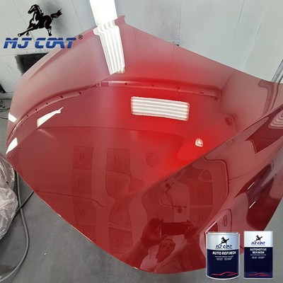 Pintura de revestimento de base de automóveis resistente a UV brilhante e durável para pistola de pulverização