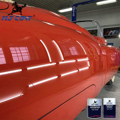 Pintura de revestimento superior de poliuretano acrílico de alto brilho para carros