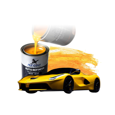 3C SGS CE Automotive Top Coat Paint Amarelo Secagem rápida