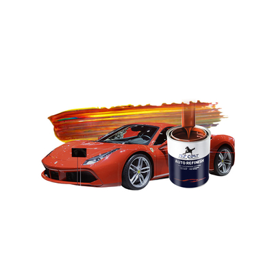 Pintura de revestimento de base de automóveis de acabamento brilhante de baixo volume resistente aos raios UV