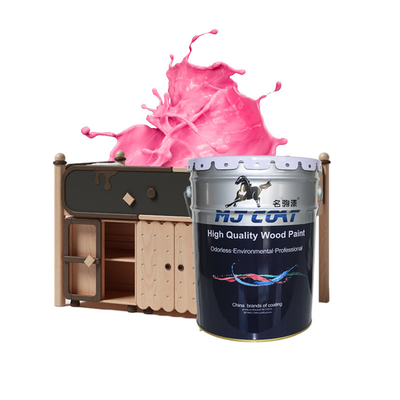 Pintura de madeira PU de nível de brilho fosco Produto de longa durabilidade com baixo teor de COV