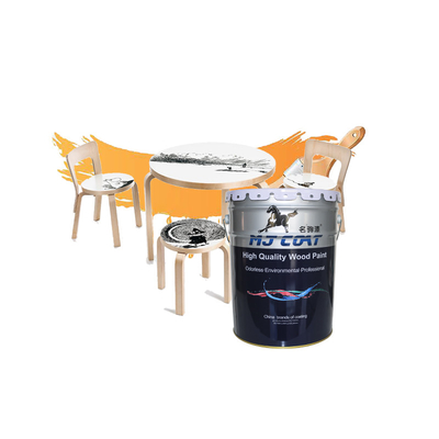 Pintura de madeira PU de acabamento liso e mate Alta adesão Resistência química Fácil aplicação