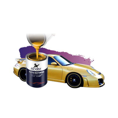 Pintura de revestimento de base de automóvel brilhante profissional em várias cores para um acabamento perfeito