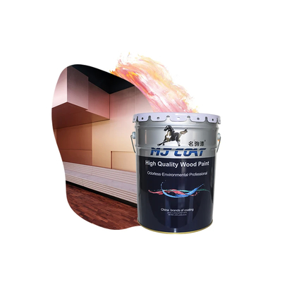 Pintura PU de madeira acabamento liso Cor de madeira baixo odor com 2-3 camadas de aplicação