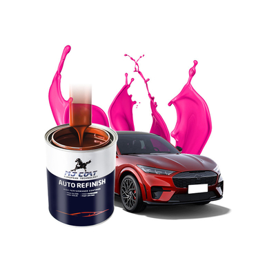 Reparação de pintura de automóveis de poliuretano acrílico Refinagem de pintura de automóveis de baixo COV Secagem rápida em ambiente seco