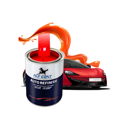 8 horas de secagem rápida Anti-Razão Automotive Base Coat Paint Gloss amarelo brilhante pintura de carro